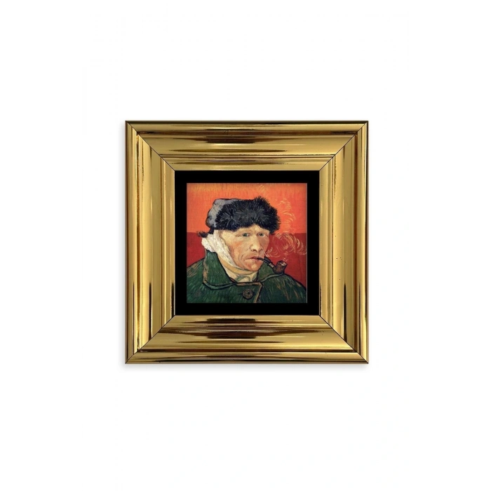 Van Gogh Çerçeveli Taş Tablo 20 cm