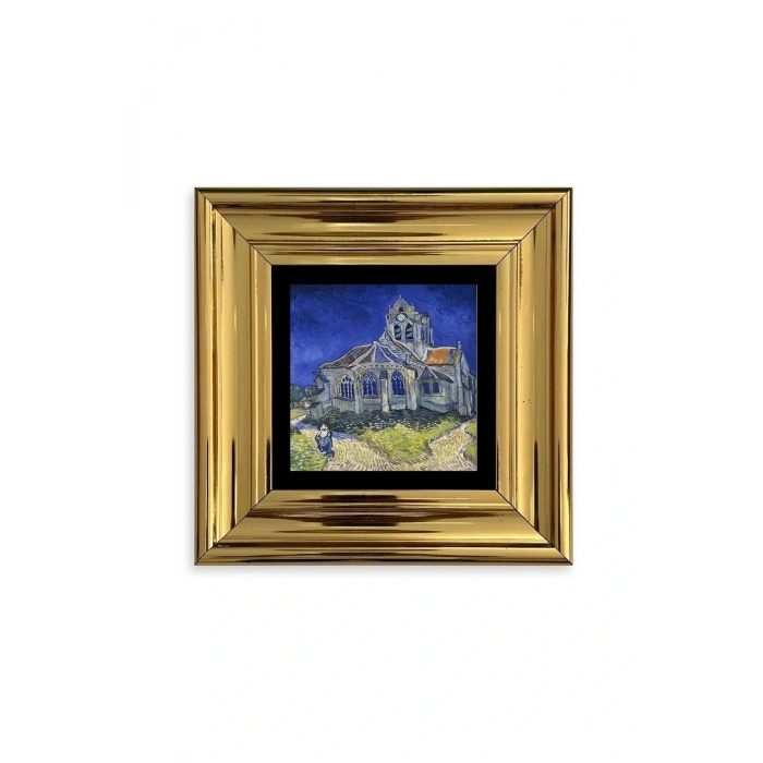 Van Gogh Çerçeveli Taş Tablo 20 cm