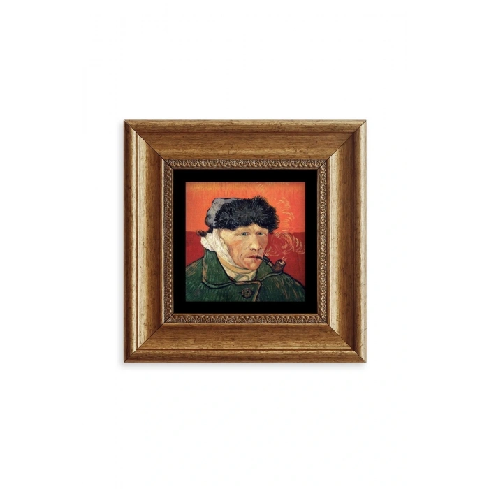 Van Gogh Çerçeveli Taş Tablo 20 cm