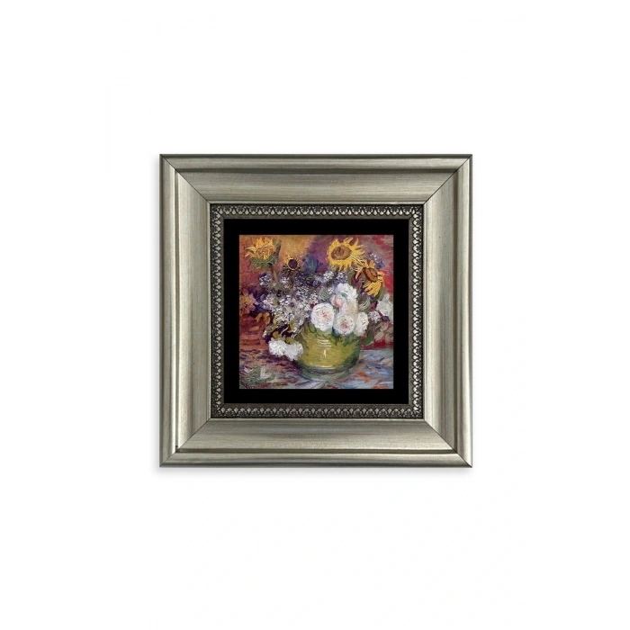 Van Gogh Çerçeveli Taş Tablo 20 cm