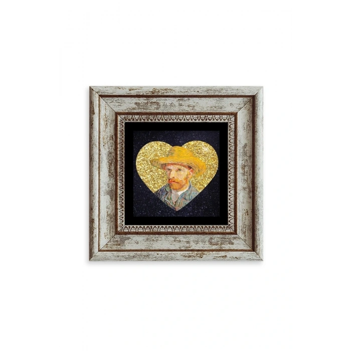 Van Gogh Çerçeveli Taş Tablo 20 cm