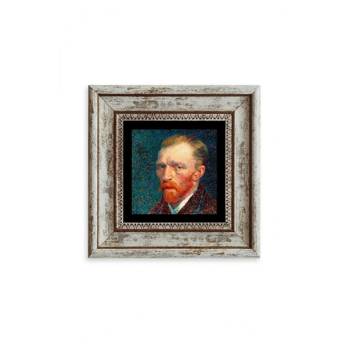 Van Gogh Çerçeveli Taş Tablo 20 cm
