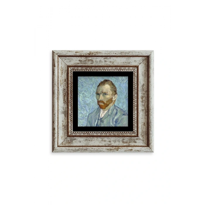 Van Gogh Çerçeveli Taş Tablo 20 cm