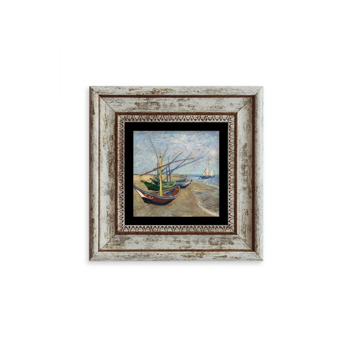 Van Gogh Çerçeveli Taş Tablo 20 cm