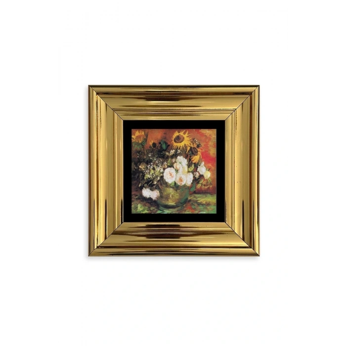 Van Gogh Çerçeveli Taş Tablo 20 cm