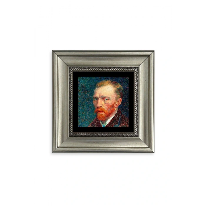 Van Gogh Çerçeveli Taş Tablo 20 cm