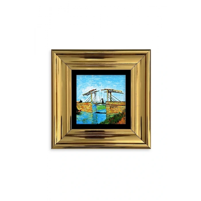 Van Gogh Çerçeveli Taş Tablo 20 cm