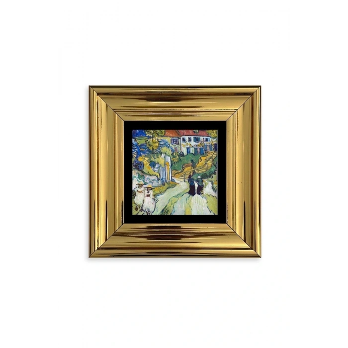 Van Gogh Çerçeveli Taş Tablo 20 cm
