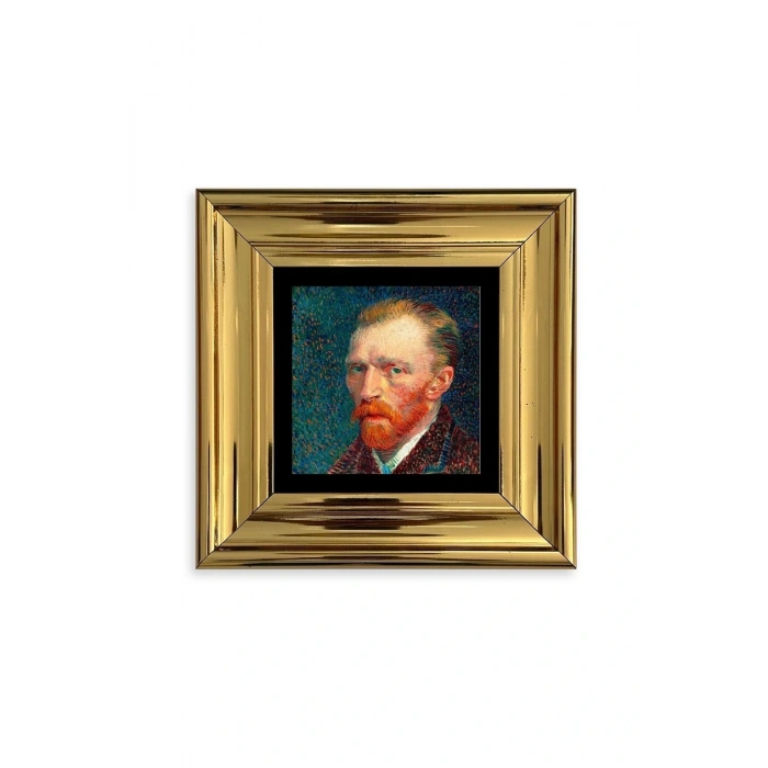 Van Gogh Çerçeveli Taş Tablo 20 cm