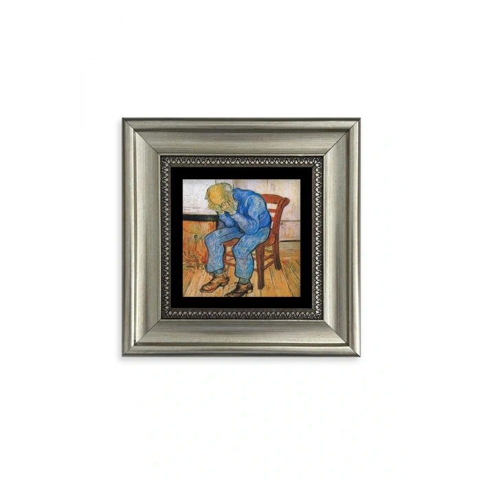 Van Gogh Çerçeveli Taş Tablo 20 cm