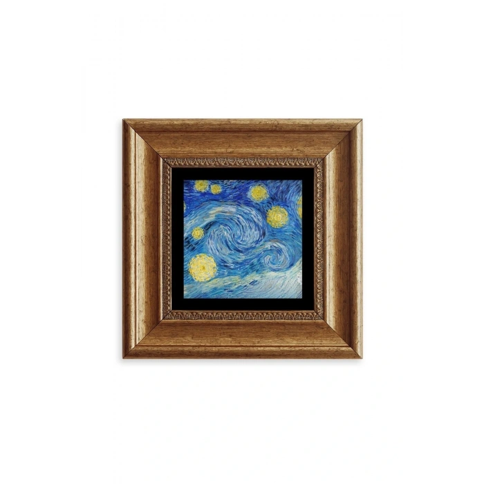 Van Gogh Çerçeveli Taş Tablo 20 cm