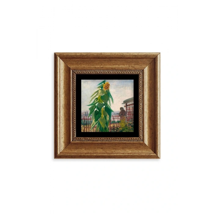 Van Gogh Çerçeveli Taş Tablo 20 cm