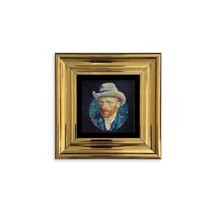 Van Gogh Çerçeveli Taş Tablo 20 cm