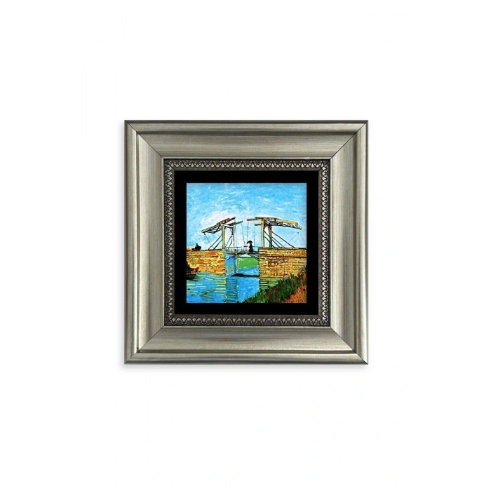 Van Gogh Çerçeveli Taş Tablo 20 cm