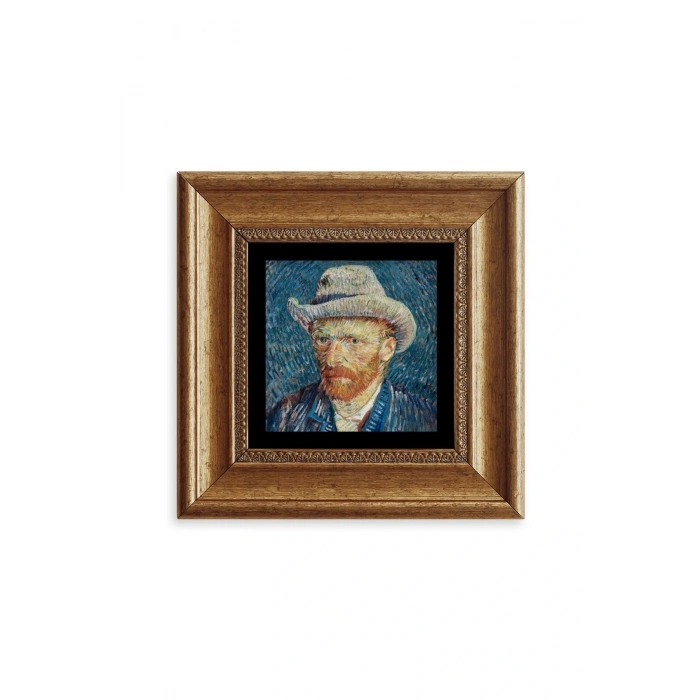 Van Gogh Çerçeveli Taş Tablo 20 cm