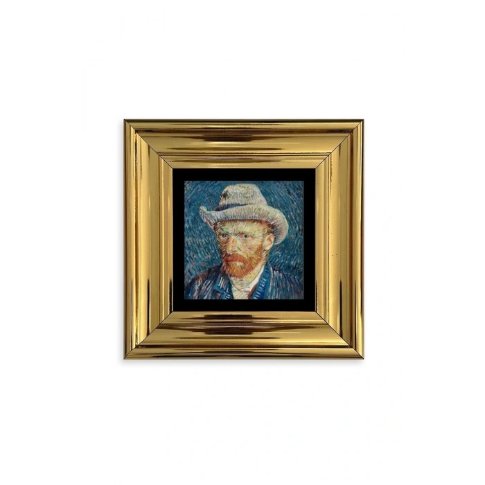 Van Gogh Çerçeveli Taş Tablo 20 cm