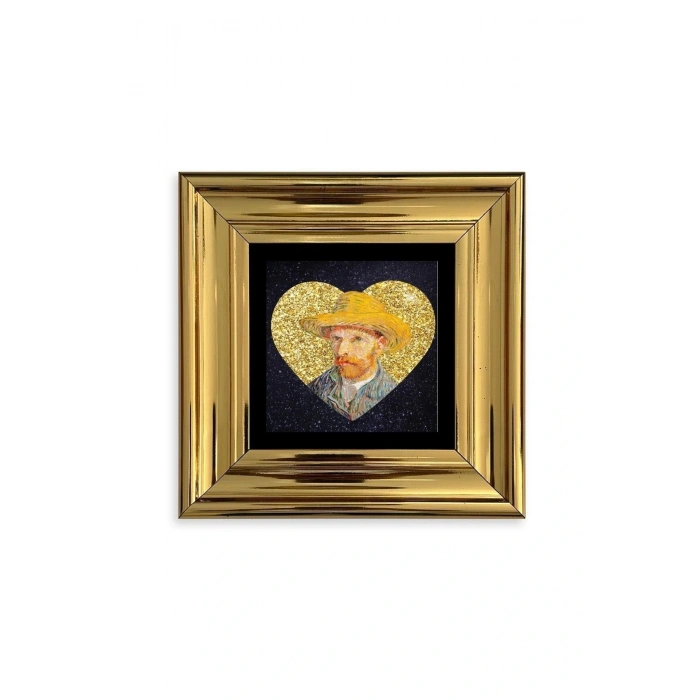 Van Gogh Çerçeveli Taş Tablo 20 cm