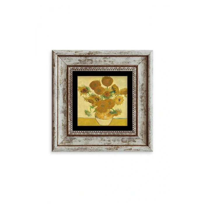 Van Gogh Çerçeveli Taş Tablo 20 cm