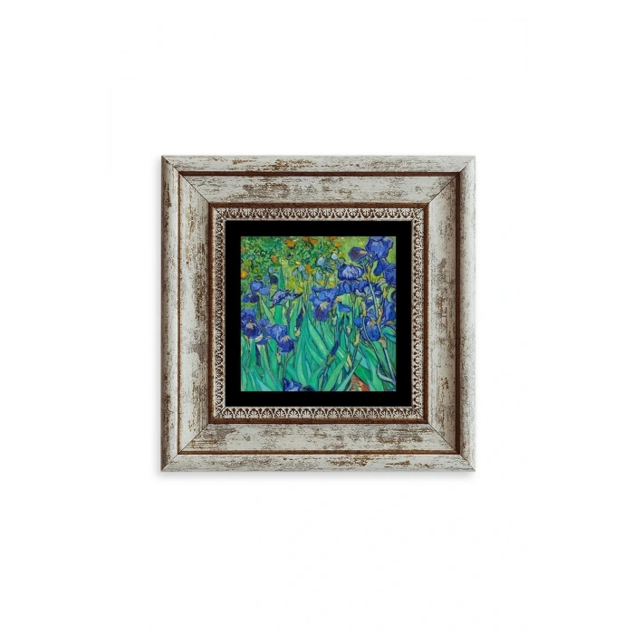 Van Gogh Çerçeveli Taş Tablo 20 cm