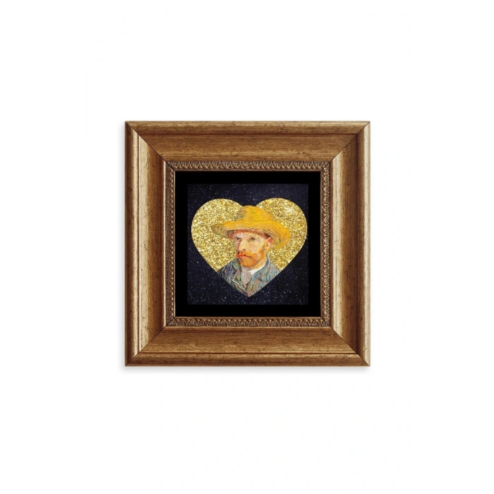 Van Gogh Çerçeveli Taş Tablo 20 cm
