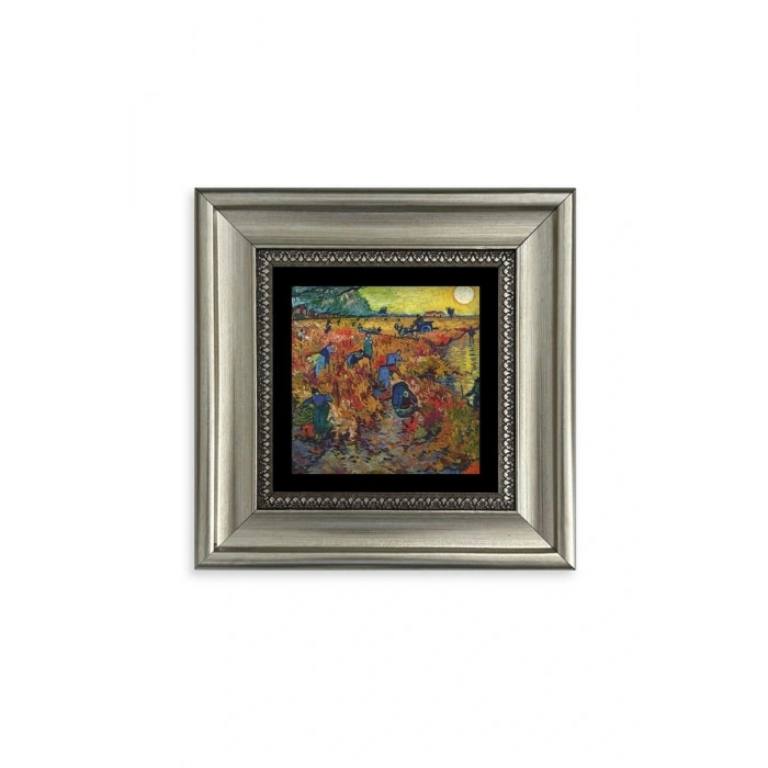 Van Gogh Çerçeveli Taş Tablo 20 cm