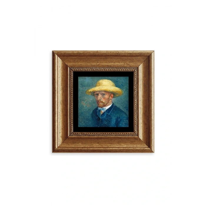 Van Gogh Çerçeveli Taş Tablo 20 cm