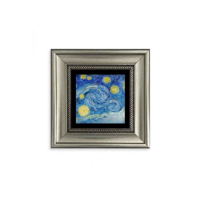 Van Gogh Çerçeveli Taş Tablo 20 cm