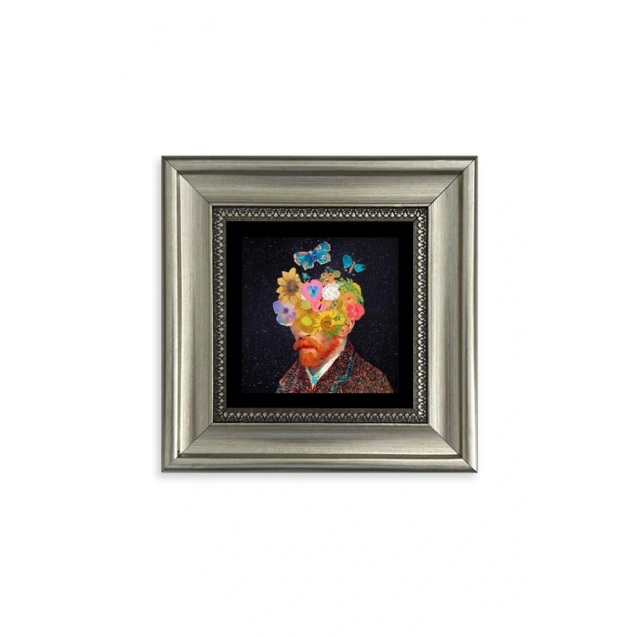 Van Gogh Çerçeveli Taş Tablo 20 cm