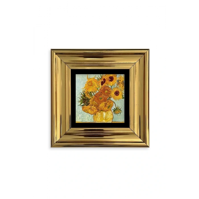 Van Gogh Çerçeveli Taş Tablo 20 cm