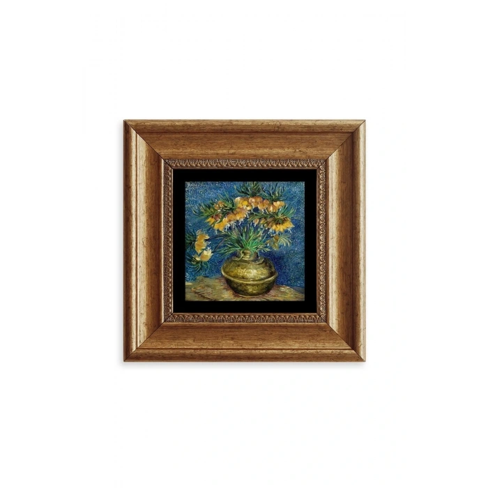 Van Gogh Çerçeveli Taş Tablo 20 cm