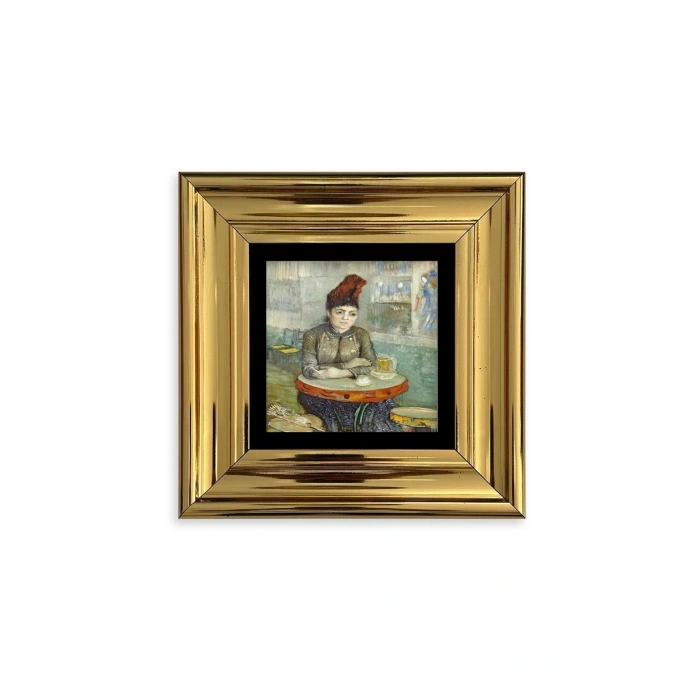Van Gogh Çerçeveli Taş Tablo 20 cm