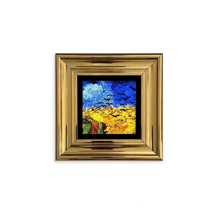 Van Gogh Çerçeveli Taş Tablo 20 cm
