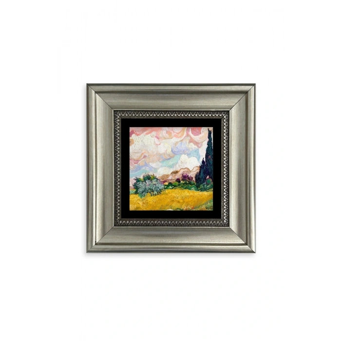Van Gogh Çerçeveli Taş Tablo 20 cm