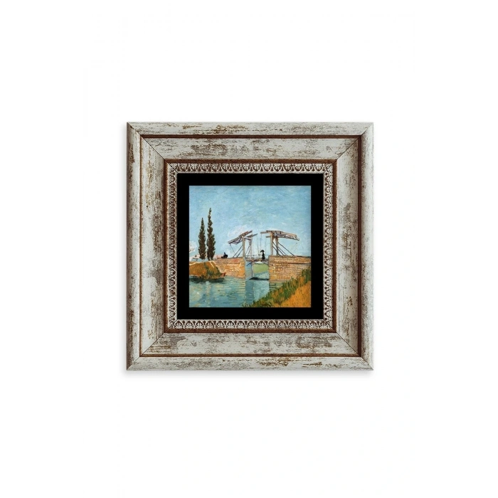 Van Gogh Çerçeveli Taş Tablo 20 cm