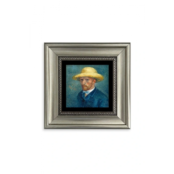 Van Gogh Çerçeveli Taş Tablo 20 cm