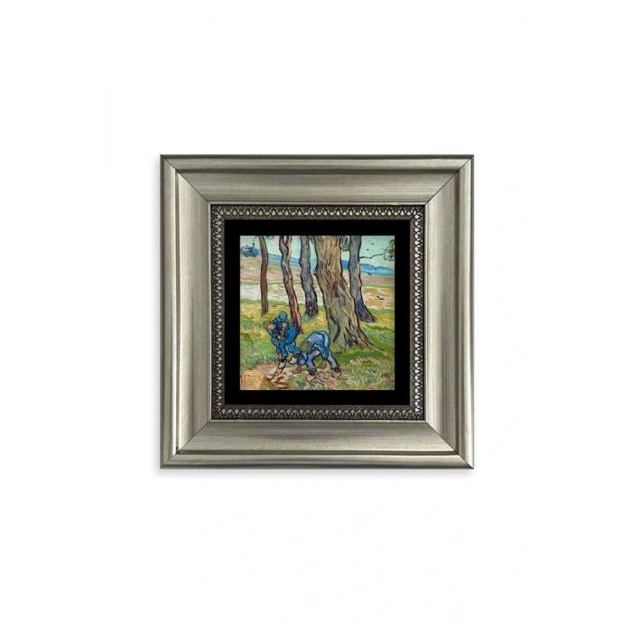 Van Gogh Çerçeveli Taş Tablo 20 cm