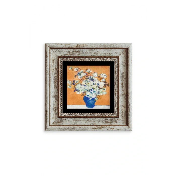 Van Gogh Çerçeveli Taş Tablo 20 cm