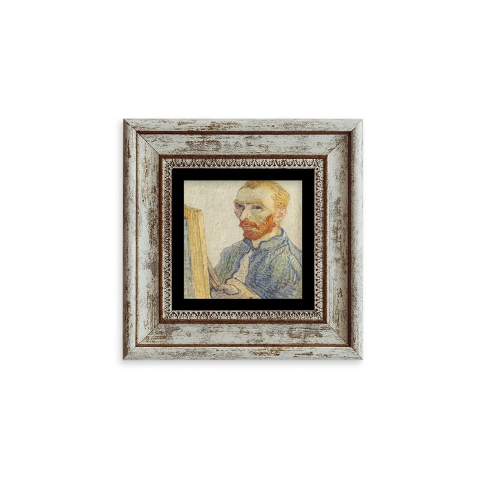 Van Gogh Çerçeveli Taş Tablo 20 cm