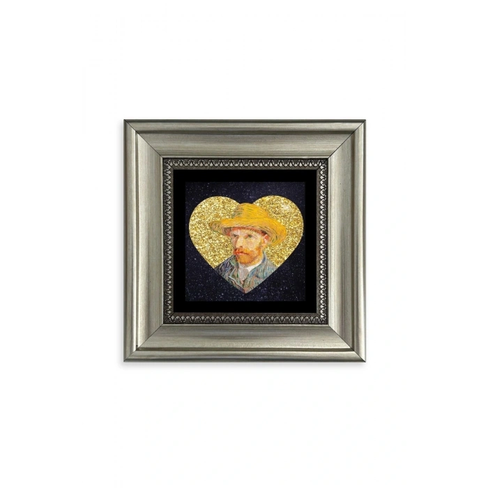 Van Gogh Çerçeveli Taş Tablo 20 cm
