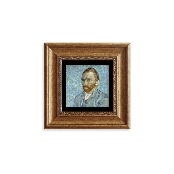 Van Gogh Çerçeveli Taş Tablo 20 cm