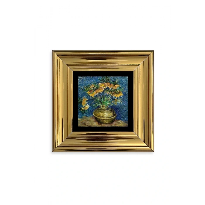 Van Gogh Çerçeveli Taş Tablo 20 cm