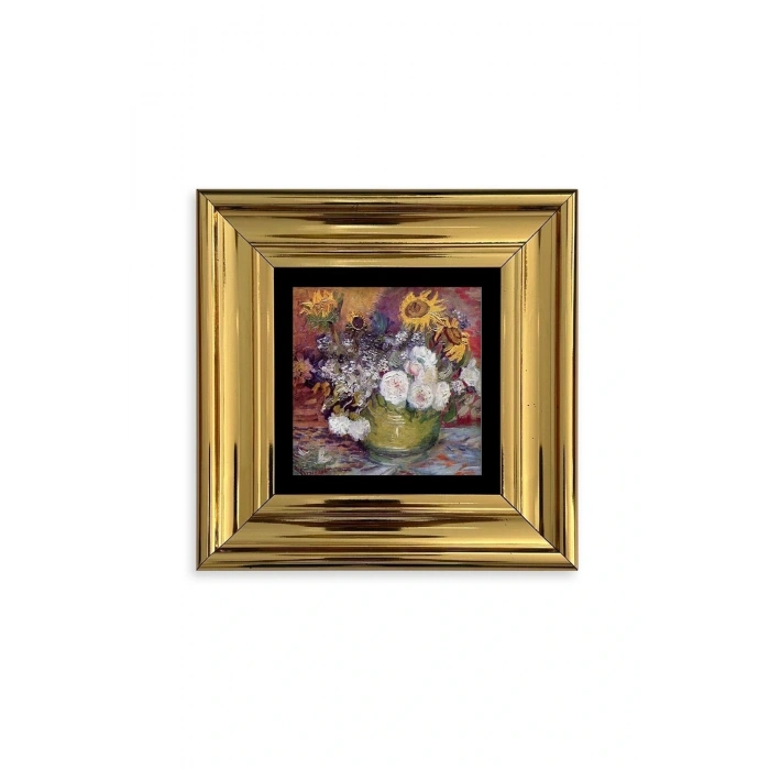 Van Gogh Çerçeveli Taş Tablo 20 cm
