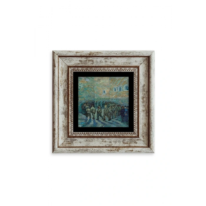 Van Gogh Çerçeveli Taş Tablo 20 cm