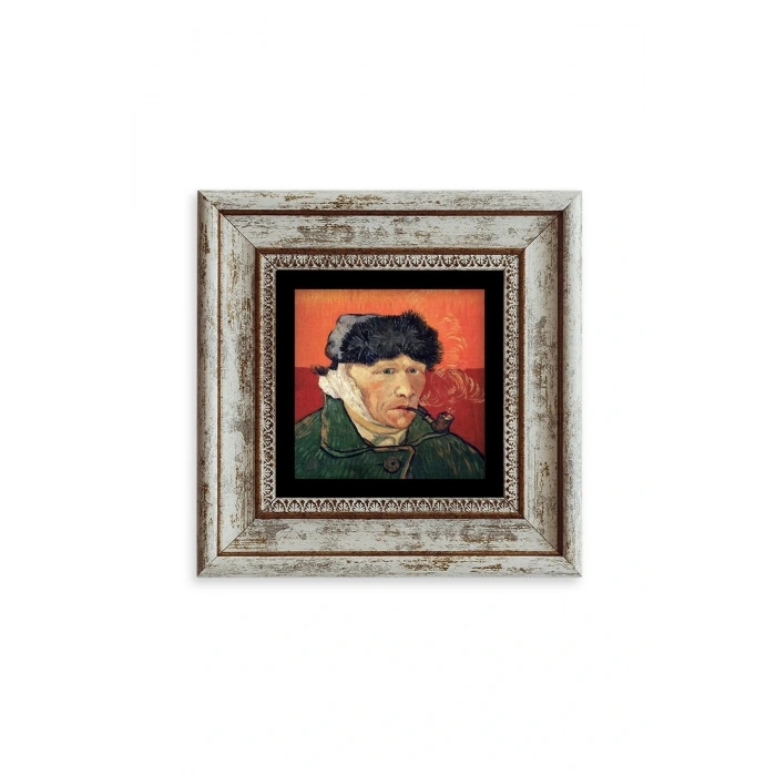 Van Gogh Çerçeveli Taş Tablo 20 cm