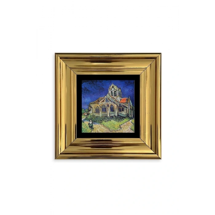 Van Gogh Çerçeveli Taş Tablo 20 cm