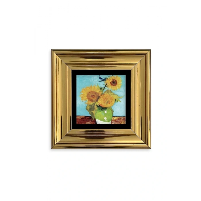 Van Gogh Çerçeveli Taş Tablo 20 cm