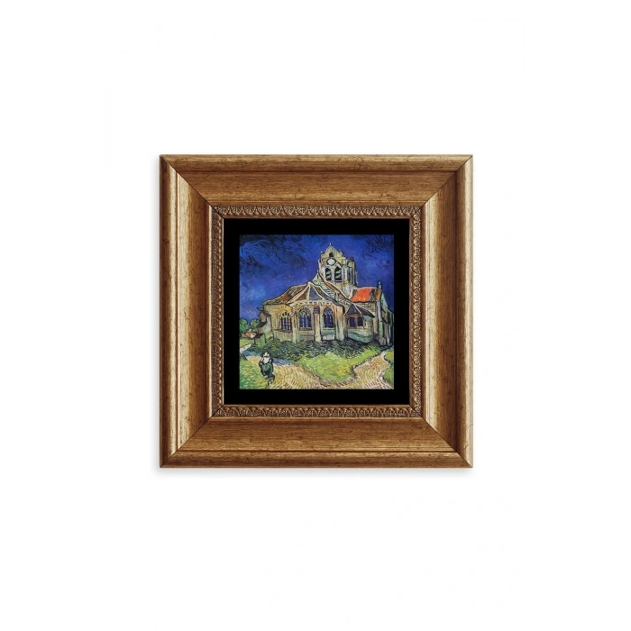 Van Gogh Çerçeveli Taş Tablo 20 cm