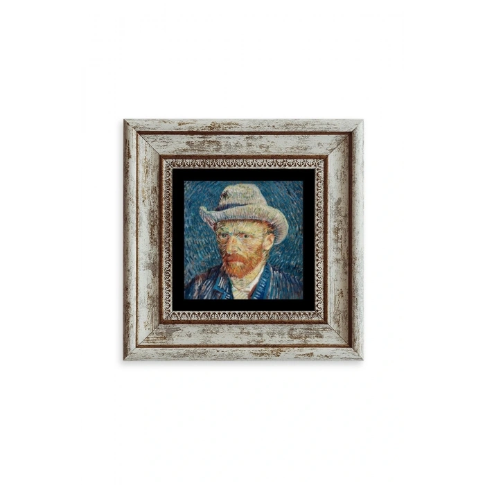 Van Gogh Çerçeveli Taş Tablo 20 cm