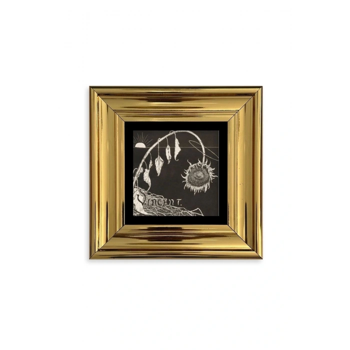 Van Gogh Çerçeveli Taş Tablo 20 cm