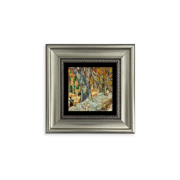 Van Gogh Çerçeveli Taş Tablo 20 cm